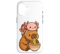 Cute Capybara e Turtle Zaino Ramen Kawaii Capibara Kids Custodia per iPhone 16