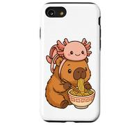 Cute Capybara e Turtle Zaino Ramen Kawaii Capibara Kids Custodia per iPhone SE (2020) / 7/8