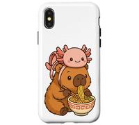 Cute Capybara e Turtle Zaino Ramen Kawaii Capibara Kids Custodia per iPhone X/XS