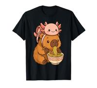 Cute Capybara e Turtle Zaino Ramen Kawaii Capibara Kids Maglietta