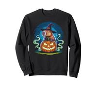 Cute Capybara Halloween Costume Spooky Pumpkin Felpa