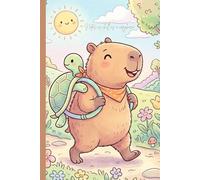 Cute Capybara Notebook: Graph Paper Journal for Kids & Teens (120 Pages, A5 Size): Adorable Happy Capybara Cover | Grid Paper for School, Math, Drawing & Notes