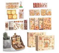 Cute Capybara Stationery Set - School Supplies Kit, Animal Student Stationery with Pencil Case for Drawing and Writing | Cute Capybara Gift Pack for Kids, Boys, Girls, Teachers, Birthday, Holiday