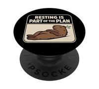 Cute Capybara Stress Relief No Stress Chill Life Rilassante PopSockets PopGrip Adesivo