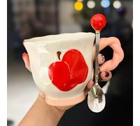 Cute Cartoon Anime Peripheral Apple Model Doll with Cover for Home Use Super Cut