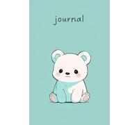 Cute Cartoon Baby Bear Journal: 150 Pages and 5.5 x 8.5 Inch Blank Lined Pages for Journaling