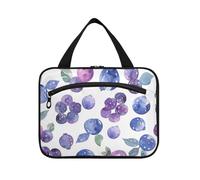 Cute Cartoon Blueberry Hanging Travel Makeup Bag per le donne con gancio, kit da barba unisex designer per viaggiatori viaggio organizador de maquillaje para L