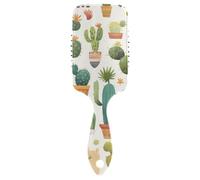 Cute Cartoon Catus Animals delicato viaggio spazzola per capelli Progettato cuoio capelluto massaggiatore spazzola per asciugare con manico ergonomico cepillo para cabello de mujer
