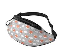 Cute Cartoon Foxes Fox con cinturini regolabili per donna Uomo Ragazzi Ragazze