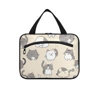 Cute Cartoon Gattino Hanging Borse da viaggio per articoli da toeletta con gancio, Designer Lavabile Skincare Bag per la mamma Gym envase para Perfume de L