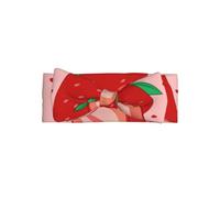 Cute Cartoon Strawberry Print Baby Bow Headband - Morbido & Elastico Nylon Headbands Delicate Princess Hair Accessories