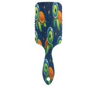 Cute Cartoon Turtles Starry Space Air Cusion Pettine, Spazzole districante capelli, Spazzola per capelli antistatica, Spazzola per capelli da viaggio