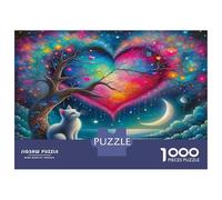 Cute Cat 1000 Pezzi Bundle Puzzle Puzzle Premium Cartone Qualità - Anziani Appassionati, Allenamento Concentrazione, Regalo Inaugurazione E Pause Ufficio 38x26cm/1000pcs