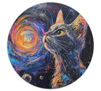 Cute Cat 1000 Pieces Science Fiction Cute Pet Jigsaw Puzzles For Adults Educational Games Stress Relieving Entertainment Cultivate The Spirit of Teamwork for Men, Women, Elders, Seniors 1000pcs (67.5x