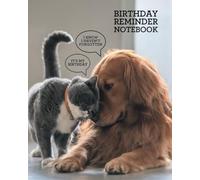Cute Cat and Dog Birthday Reminder Notebook