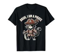 Cute Cat Bruh Feline Sailor Argh Spooky Ocean Party Flag Maglietta