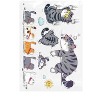 Cute Cat Cars Stickers, Funny Auto Decals Bumper Sticker, Cute Bumper Decal, Self-Adhesive Car Decoration, Lazy Cats Humor, Cat Theme Sticker for Auto, Truck, Motorcycle, Wall, Window
