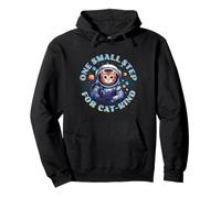 Cute Cat Cat-stronaut Cat Astronaut Deep Space Cosmic Felpa con Cappuccio