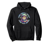 Cute Cat Cat-stronaut Cat Astronaut Deep Space Cosmic Felpa con Cappuccio