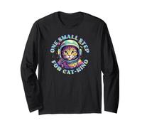 Cute Cat Cat-stronaut Cat Astronaut Deep Space Cosmic Maglia a Manica