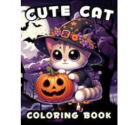 Cute cat : Coloring Book: cats in halloween costumes