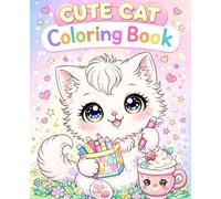CUTE CAT Colouring Book