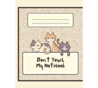Cute Cat Composition Notebook: Funny Kawaii Cat Aesthetic Journal