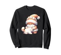 Cute Cat Dad Gnome Graphic For Cat Lover With Cuddly Cat Felpa