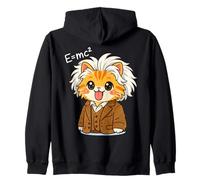 Cute Cat E=MC2 Divertente Scienza Matematica Fisica Equazioni Bambini Felpa con Cappuccio