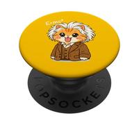 Cute Cat E=MC2 Divertente Scienza Matematica Fisica Equazioni Bambini PopSockets PopGrip Adesivo