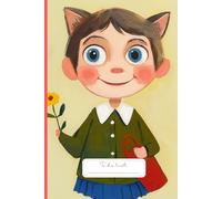 Cute Cat-Eared Girl To Do List: Step into a world of imagination with this adorable to do list notebook featuring a cheerful child with cat ears, dressed in a cozy school outfit.