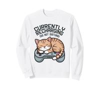 Cute Cat Gamer & Cozy Gaming - Attualmente in Ricarica Felpa