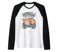 Cute Cat Gamer & Cozy Gaming - Attualmente in Ricarica Maglia con Maniche Raglan