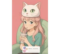 Cute Cat Girl: Aesthetic Journal with 120 Pages