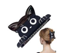 Cute Cat Hair Claw, Stylish Cat Shape Hairpin, 3.15in Hair Decoration, Fashion Accessories, 1 pezzo, Ideal for Daily Wear, Holidays, Beauty Care Supplies, Woman