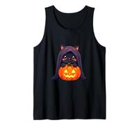 Cute Cat Halloween Pumpkin Spooky Cat Halloween Canotta
