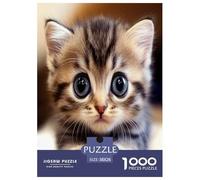 Cute Cat Jigsaw Puzzle Impossibili 1000 Pezzi Decorazione Per La Casa. Rilassamento E Intelligence Per Adulti E Ragazzi Da 14 Anni 38x26cm/1000pcs