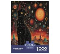 Cute Cat Jigsaw Puzzle Impossibili 1000Pcs Decorazione Per La Casa. Rilassamento E Intelligence Per Adulti E Ragazzi Da 14 Anni 70x50cm/1000pcs