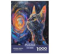 Cute Cat Jigsaw Puzzle Impossible 1000 Pezzi Decorazione Per La Casa. Giochi Rilassamento E Intelligence Per Adulti E Ragazzi Da 14 Anni 38x26cm/1000pcs