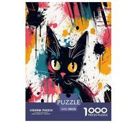 Cute Cat Jigsaw Puzzle Impossible 1000 Pezzi Decorazione Per La Casa. Giochi Rilassamento E Intelligence Per Adulti E Ragazzi Da 14 Anni 38x26cm/1000pcs