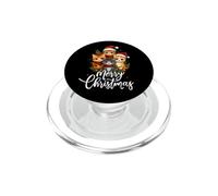 Cute Cat Kitty Christmas Tree Kitten Merry Christmas PopSockets PopGrip per MagSafe