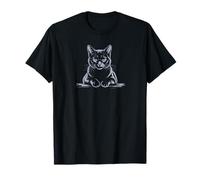 Cute Cat Lover Design for Cat Mom Feline Kitten Maglietta