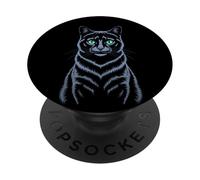 Cute Cat Lover Design for Cat Mom Feline Kitten PopSockets PopGrip Adesivo
