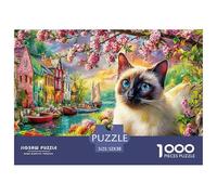 Cute Cat Master-Level Jigsaw Puzzles for Adults Embark on A 1000-Piece Advanced And Challenging Puzzle Games Journey - Positioned As The Ultimate Gift Jigsaw Puzzles for Adults And Kids Age 12