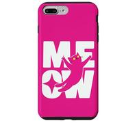 Cute Cat MEOW Amante dei gatti rosa Custodia per iPhone 7 Plus/8 Plus