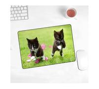 Cute Cat Mouse Pad Picture Pad Laptop Slip 220x180x2mm Zerbino for Cs Go/lavoro Gaming New Kawaii Decorazione dell'ufficio Tappeto Tappetino for mouse(3,26x21 cm)