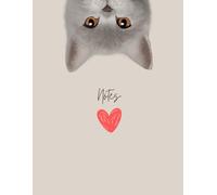 Cute Cat Notebook A4, 120 Page Lined Journal for Girls, Teens & Cat Lovers, Soft Cover Writing Notebook for School, Work or Journaling
