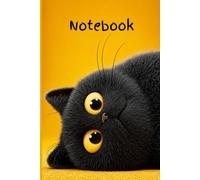 Cute Cat Notebook: Kawaii Black Cat Journal for Writing, School, Office, Journaling, Notes, and Everyday Use
