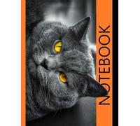 Cute Cat Notebook Lined Notebook with Adorable Cat Design | 100 Pages: Simple Black & White Lined Notebook | Perfect for Notes, Journaling, School & Daily Writing