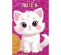 Cute Cat Pink Background Notebook - Cat Lovers Pink Lovers- The Adorable And Cute Collection - Gifts for Girl Women Children - Cute Cat Lined Notebook Journal Diaries 6x9, 120 pages